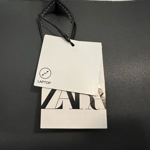 Zara dark grey Laptop Bag Sleek Minimalist Design